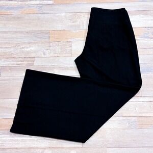 TRISTAN Black Wide Leg Trousers High Rise Tailored Dress Pants | Size 10